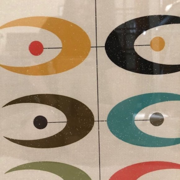 CLOSET CLEAR OUT! Offers welcome! Mid-Century Modern Framed Print - Picture 3 of 6